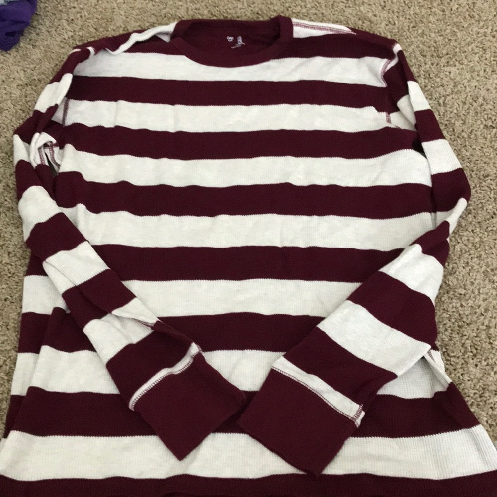 Gap XL Dark Red/White sweater